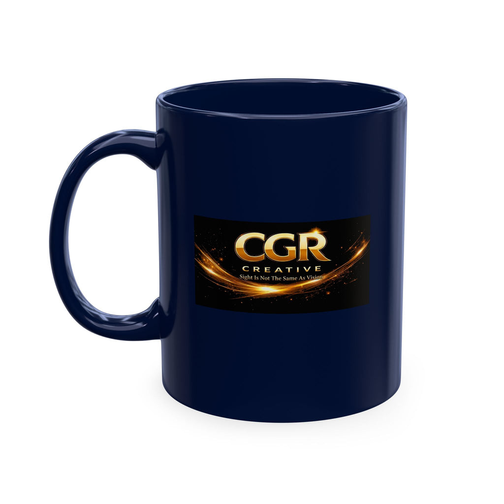 CGR Creative Logo Ceramic Mug — Branded Coffee Cup