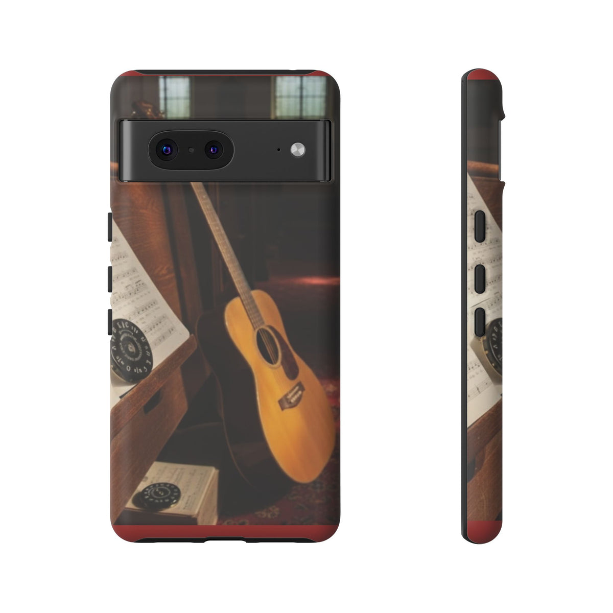 Guitar & Pitchpipe Phone Case — Protective iPhone Cover