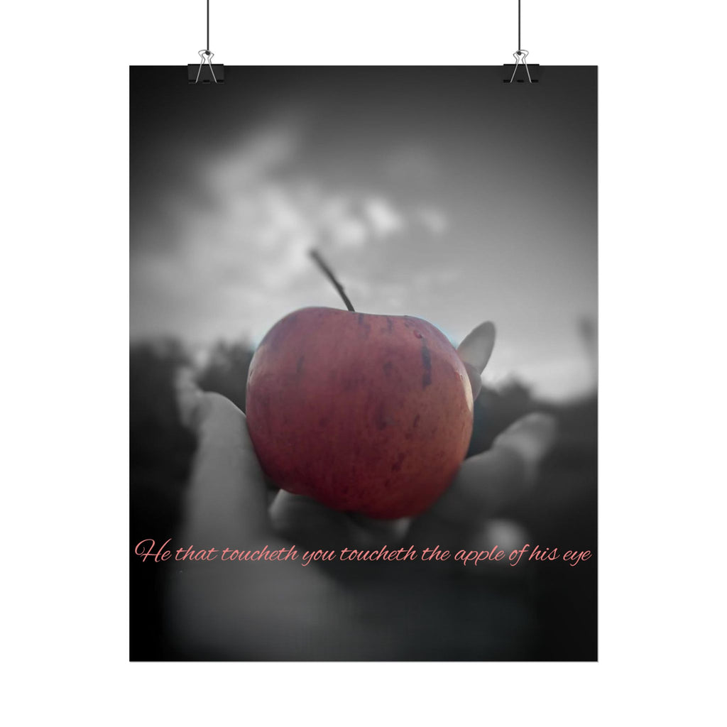 Rolled Poster — Lydia Alex Photography   "He that toucheth you toucheth the apple of his eye"