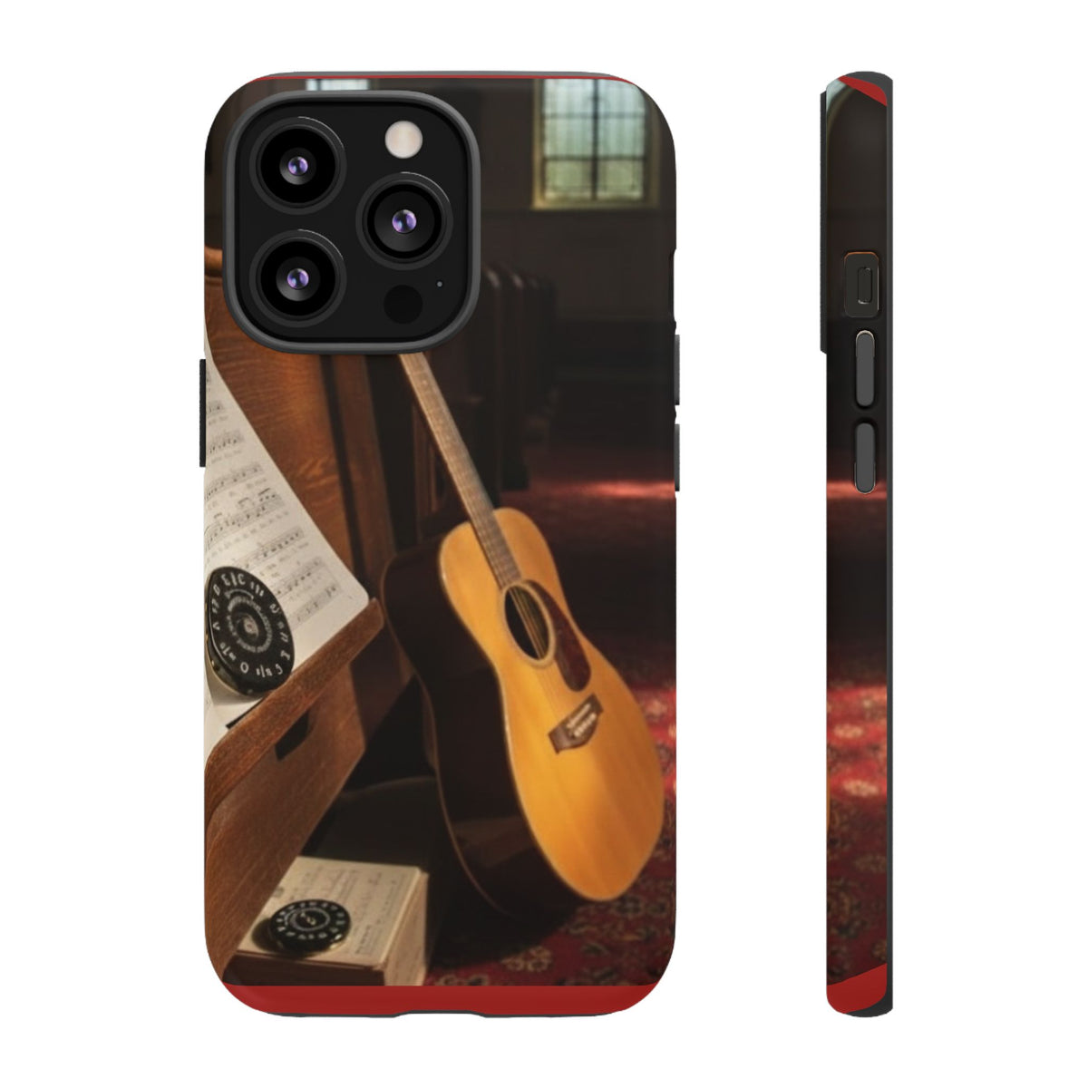 Guitar & Pitchpipe Phone Case — Protective iPhone Cover