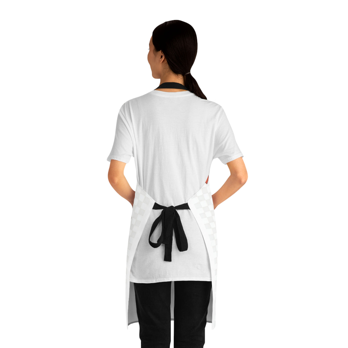 Listening to Body of Belief Radio Apron (AOP)