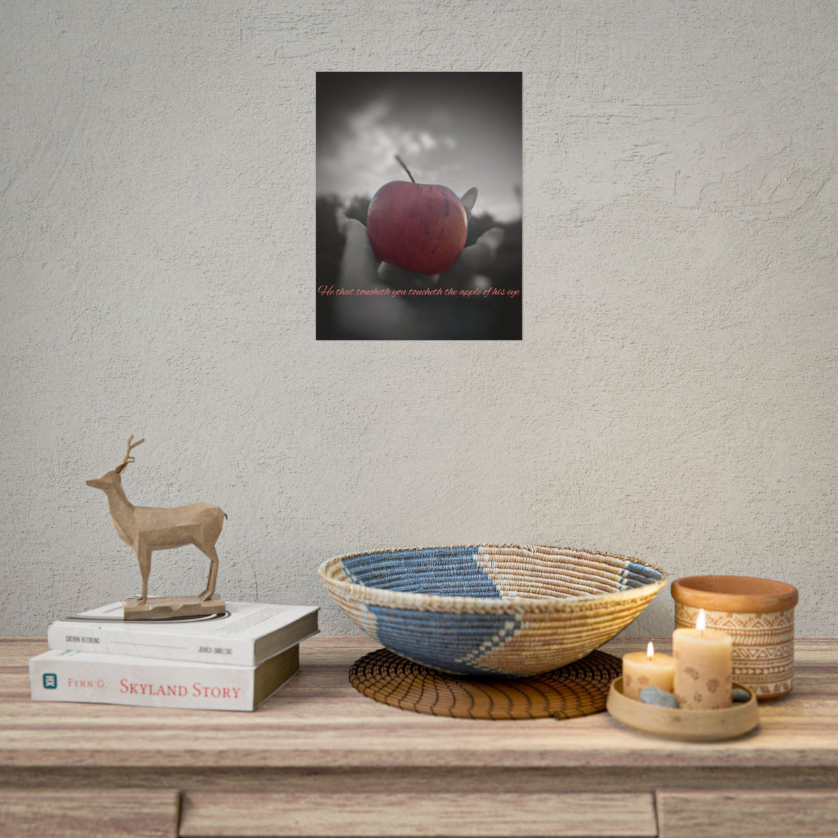 Rolled Poster — Lydia Alex Photography   "He that toucheth you toucheth the apple of his eye"