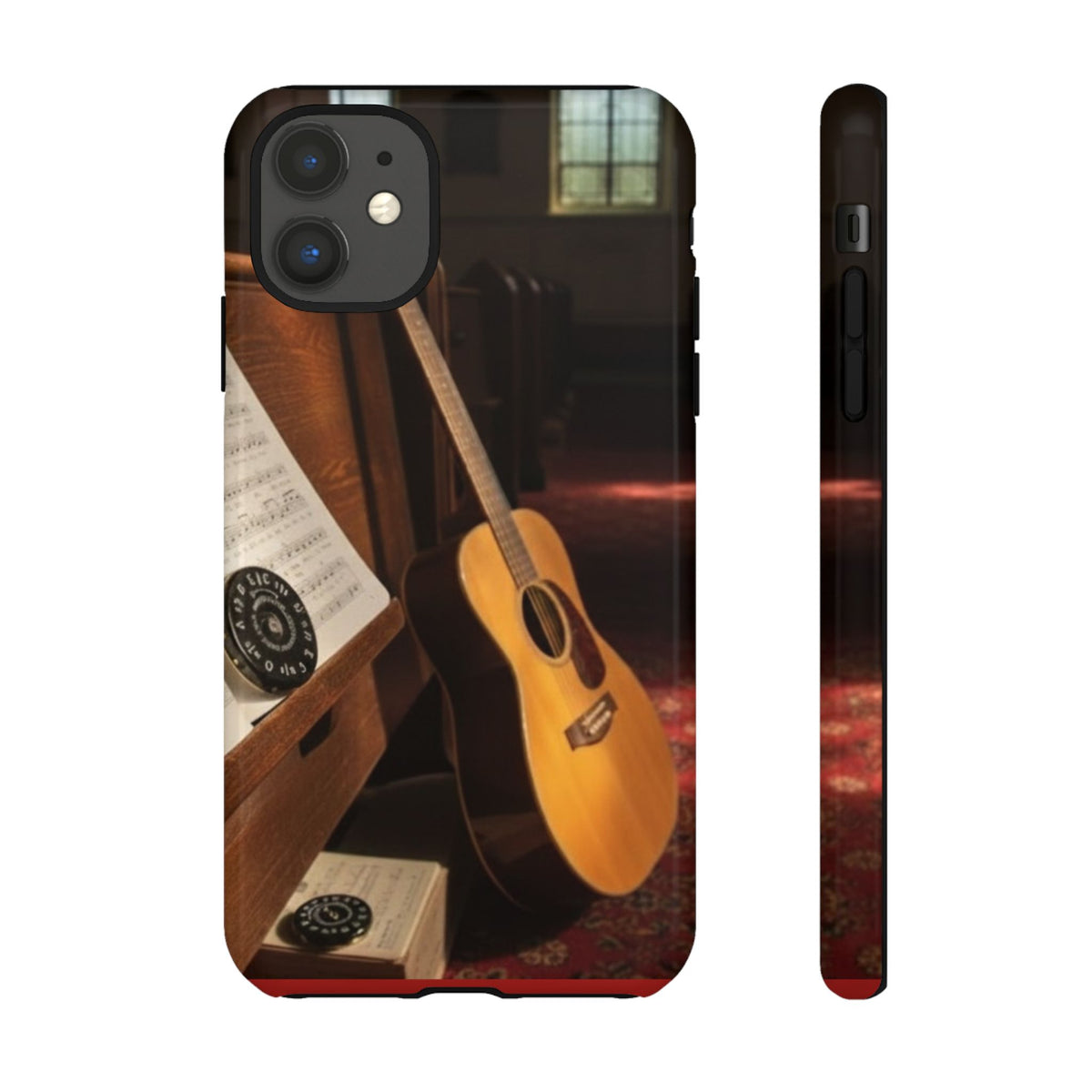 Guitar & Pitchpipe Phone Case — Protective iPhone Cover