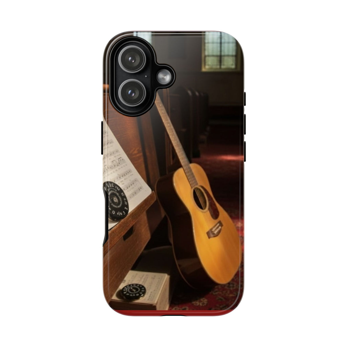 Guitar & Pitchpipe Phone Case — Protective iPhone Cover