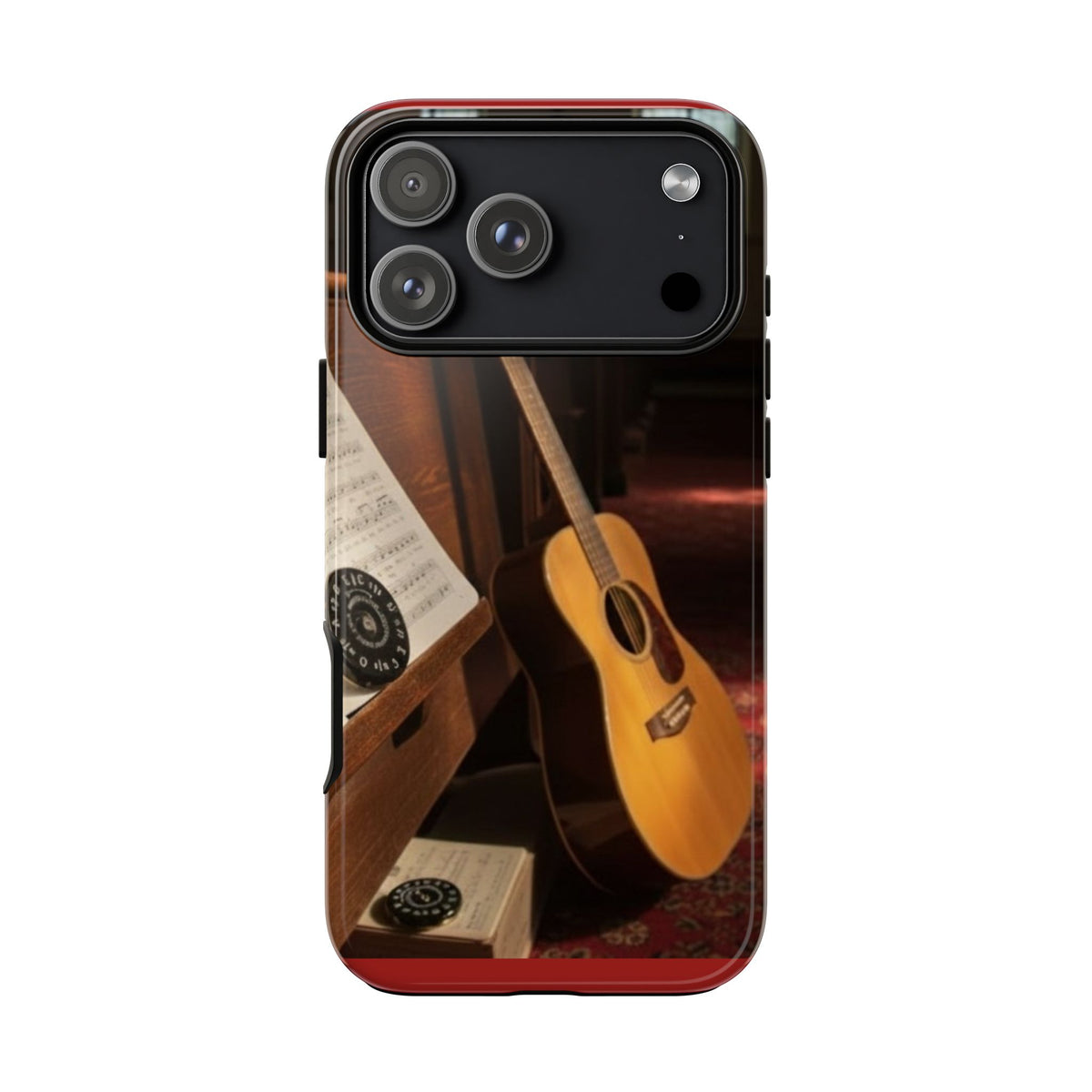 Guitar & Pitchpipe Phone Case — Protective iPhone Cover