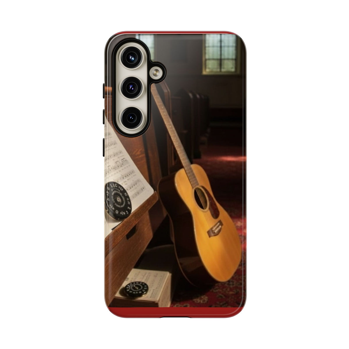 Guitar & Pitchpipe Phone Case — Protective iPhone Cover
