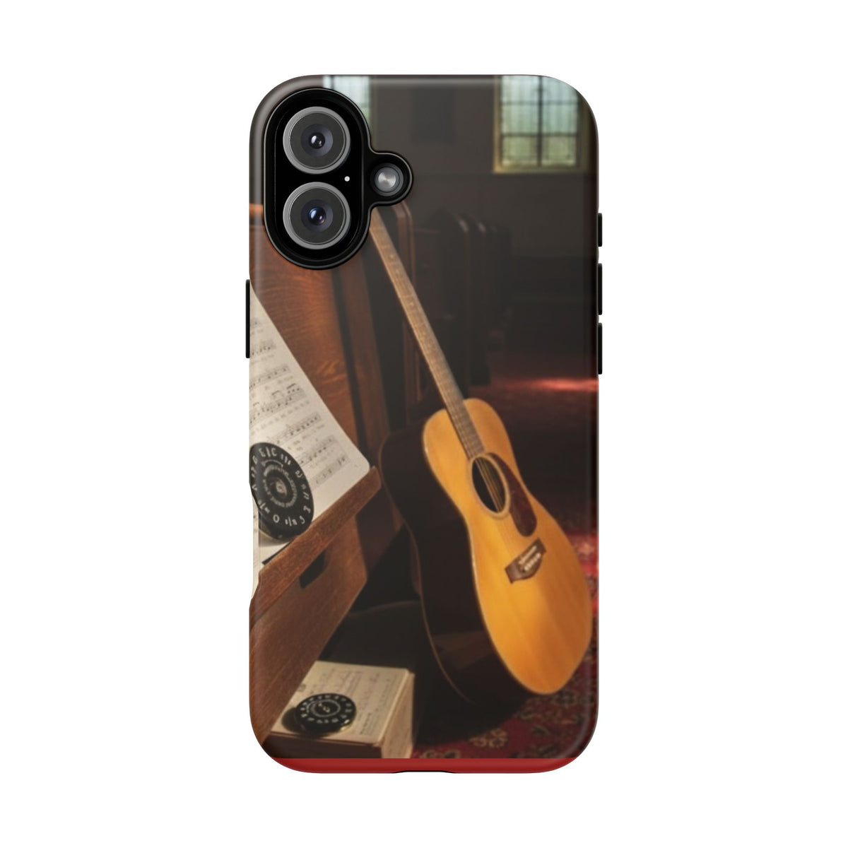 Guitar & Pitchpipe Phone Case — Protective iPhone Cover