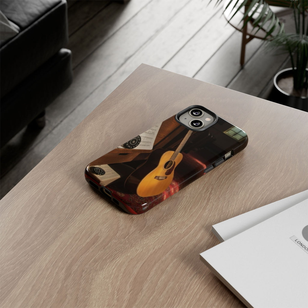 Guitar & Pitchpipe Phone Case — Protective iPhone Cover