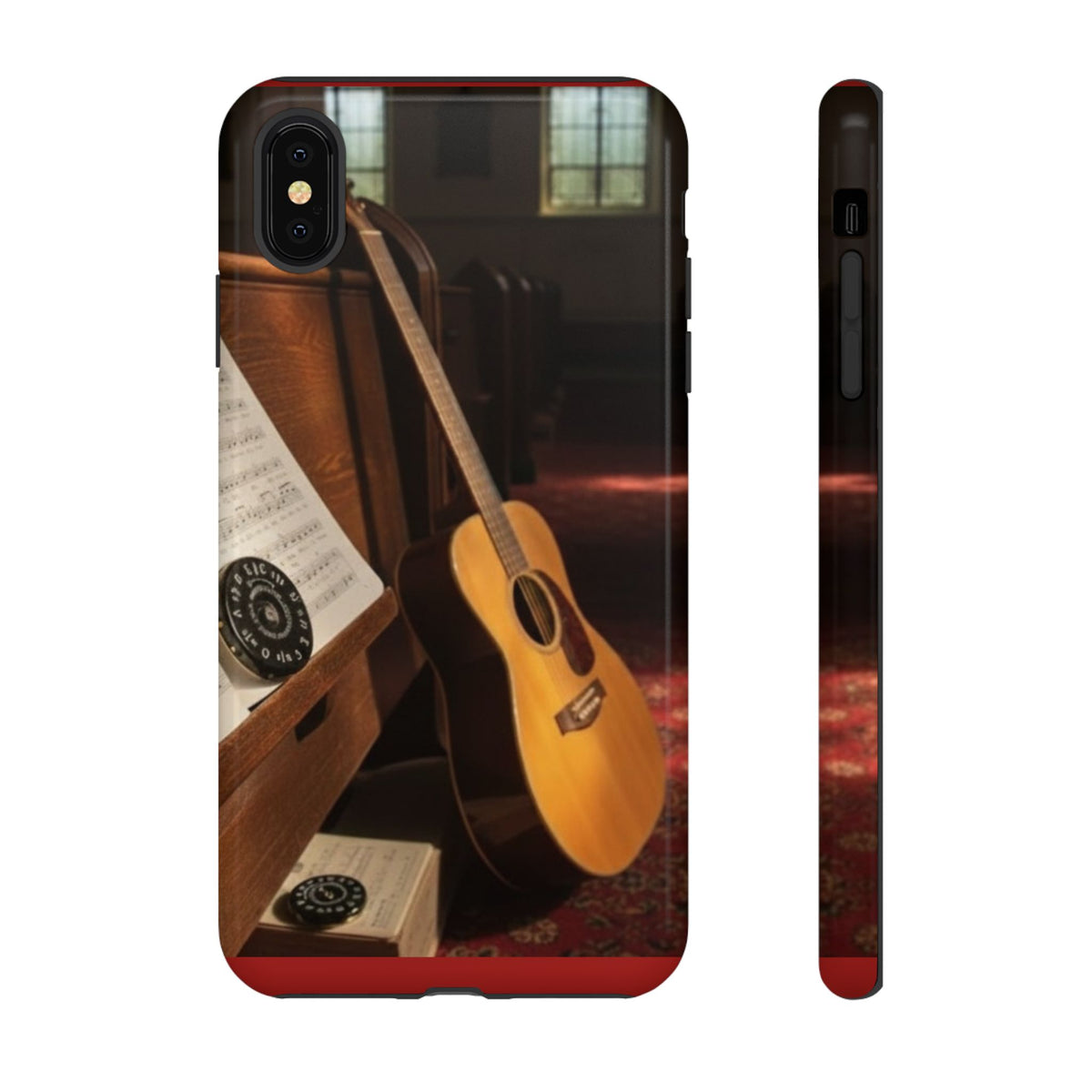 Guitar & Pitchpipe Phone Case — Protective iPhone Cover