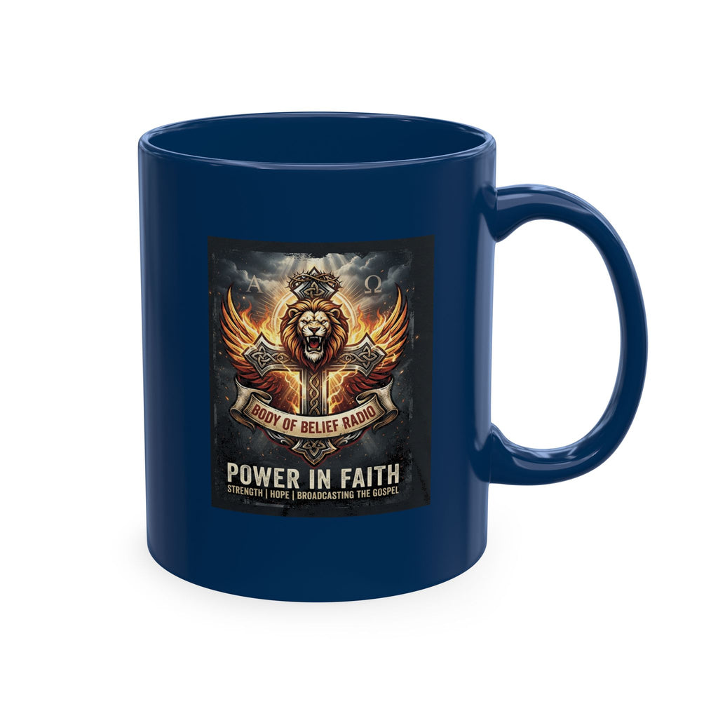 Jesus Saves Logo Ceramic Mug — Branded Coffee Cup