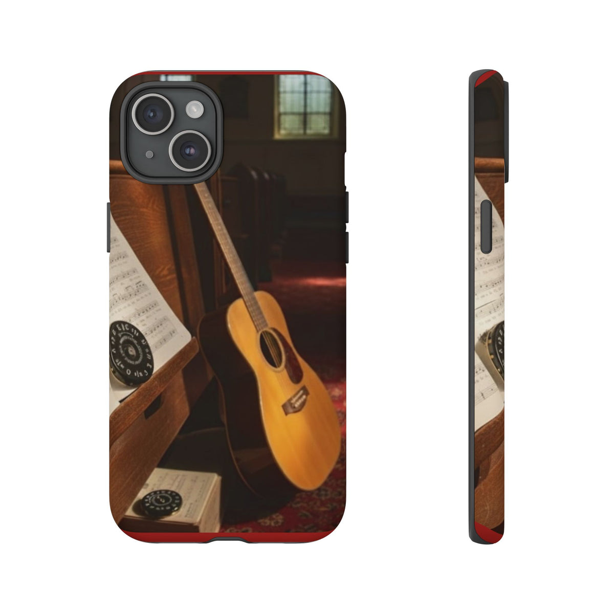 Guitar & Pitchpipe Phone Case — Protective iPhone Cover