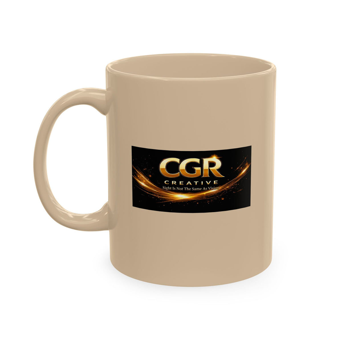 CGR Creative Logo Ceramic Mug — Branded Coffee Cup