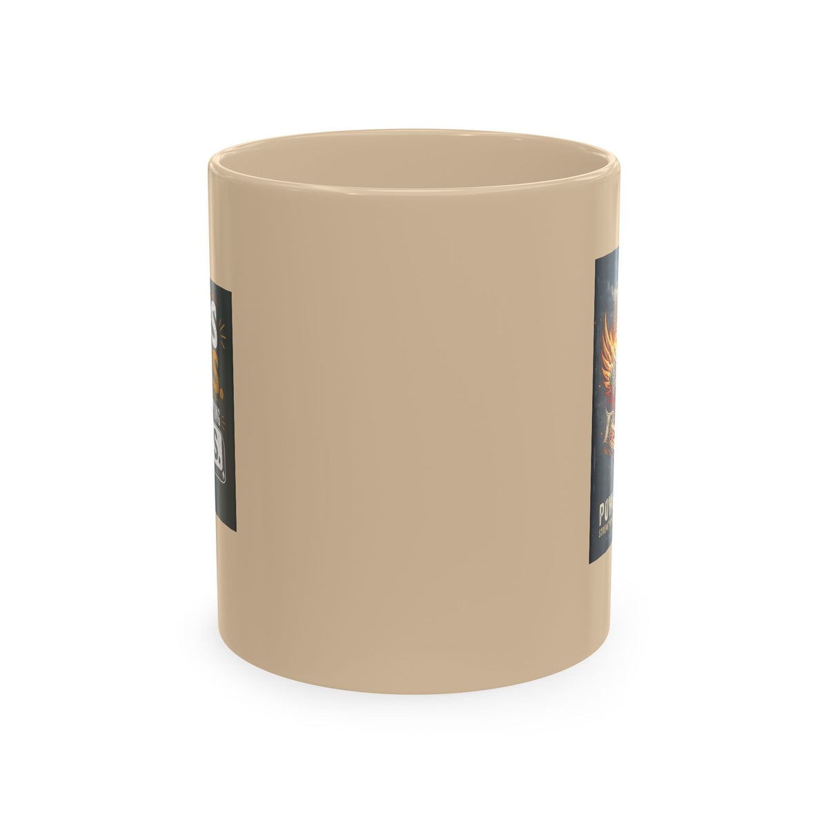 Jesus Saves Logo Ceramic Mug — Branded Coffee Cup