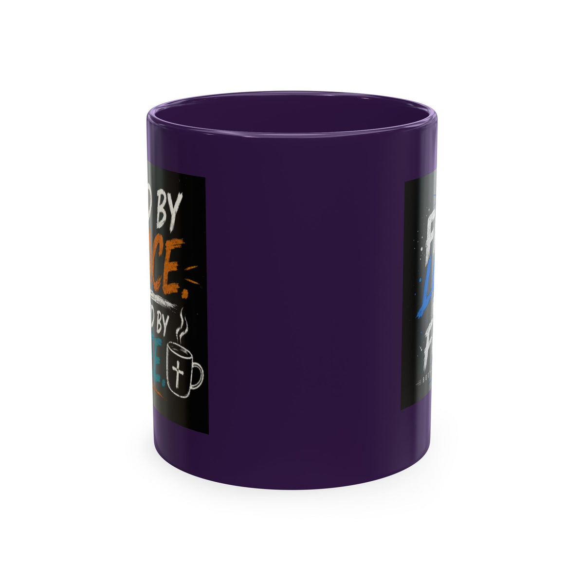 Powered By Coffee Traditional Ceramic Mug
