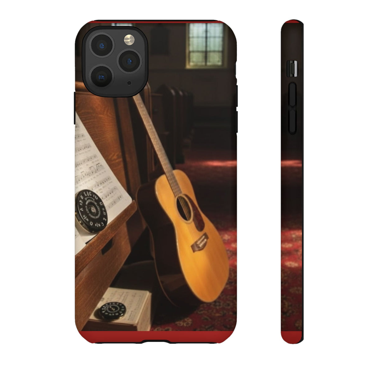 Guitar & Pitchpipe Phone Case — Protective iPhone Cover