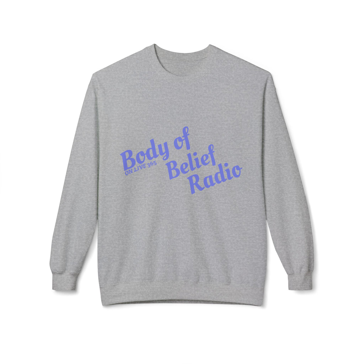 Body of Belief Radio Unisex Midweight Softstyle Fleece Crewneck Sweatshirt