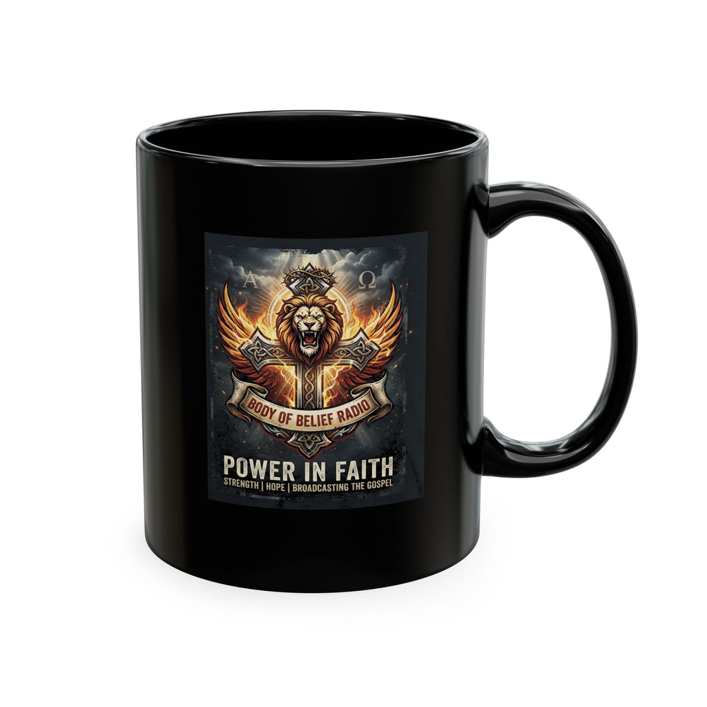 Jesus Saves Logo Ceramic Mug — Branded Coffee Cup