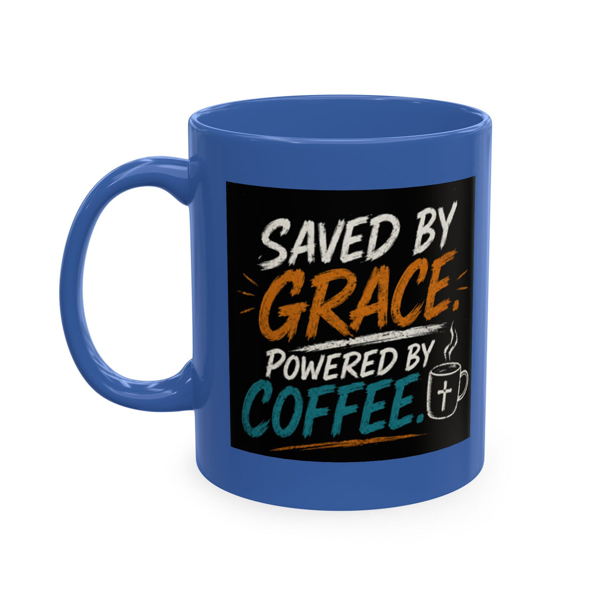Powered By Coffee Traditional Ceramic Mug