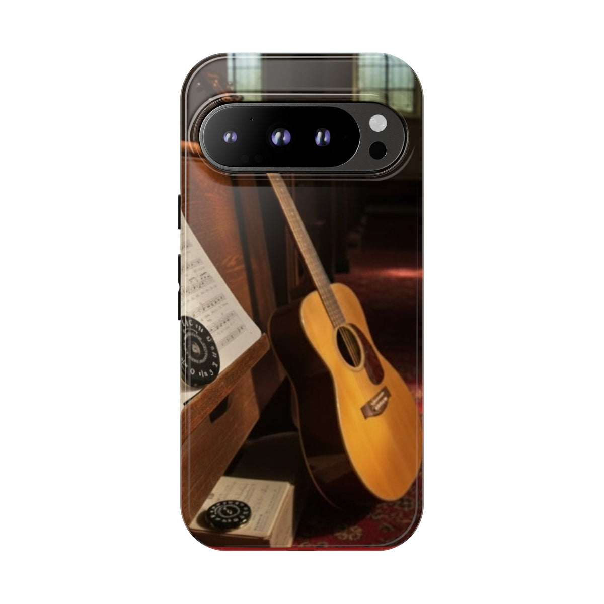 Guitar & Pitchpipe Phone Case — Protective iPhone Cover