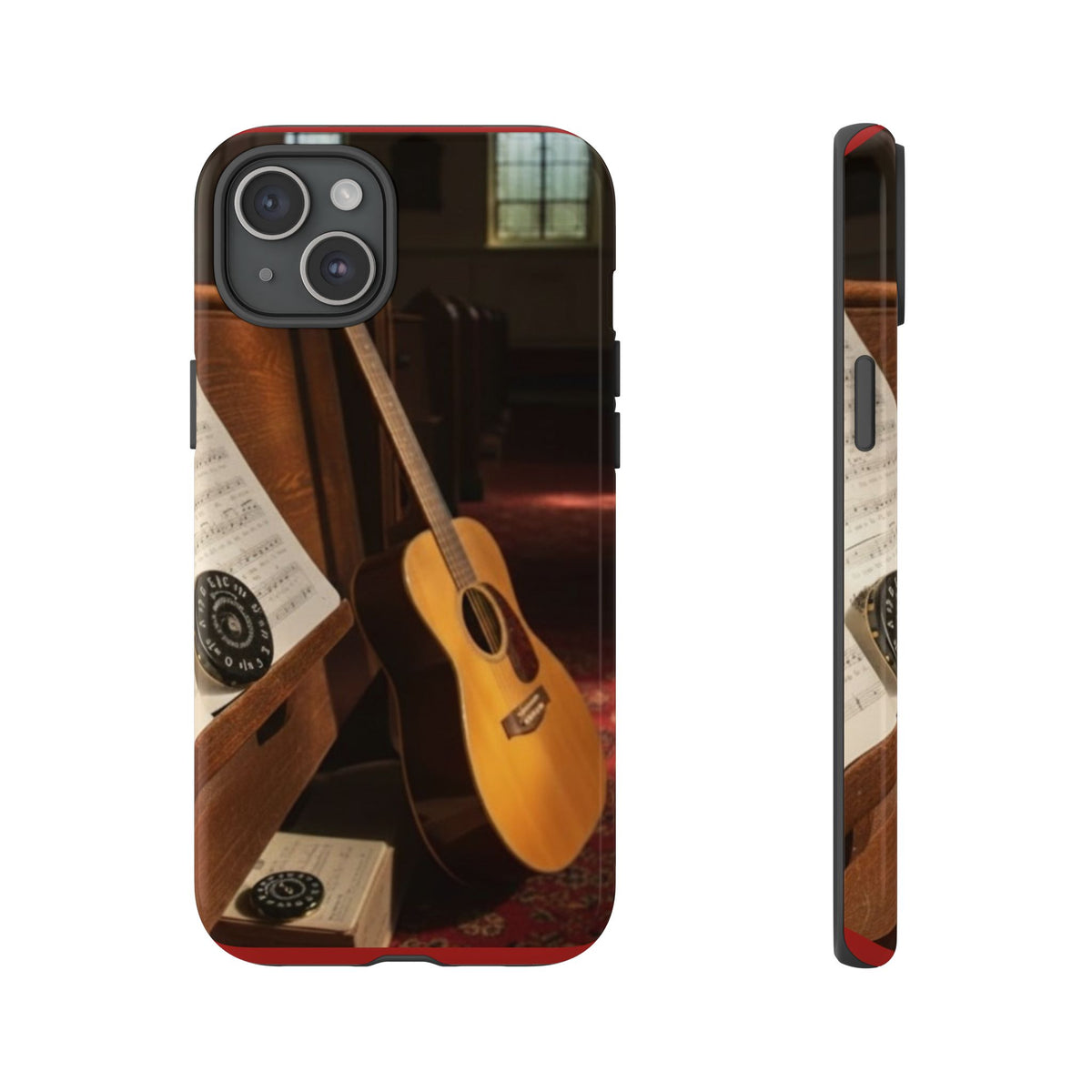 Guitar & Pitchpipe Phone Case — Protective iPhone Cover
