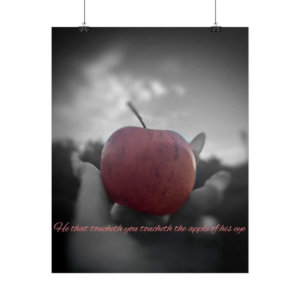 Rolled Poster — Lydia Alex Photography   "He that toucheth you toucheth the apple of his eye"
