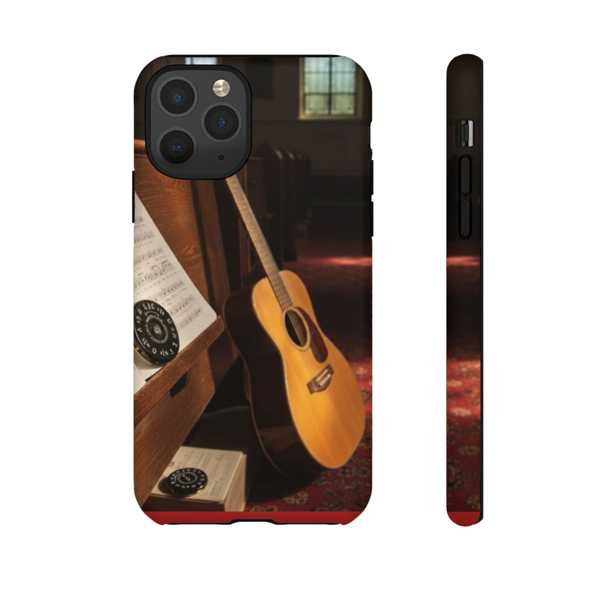 Guitar & Pitchpipe Phone Case — Protective iPhone Cover