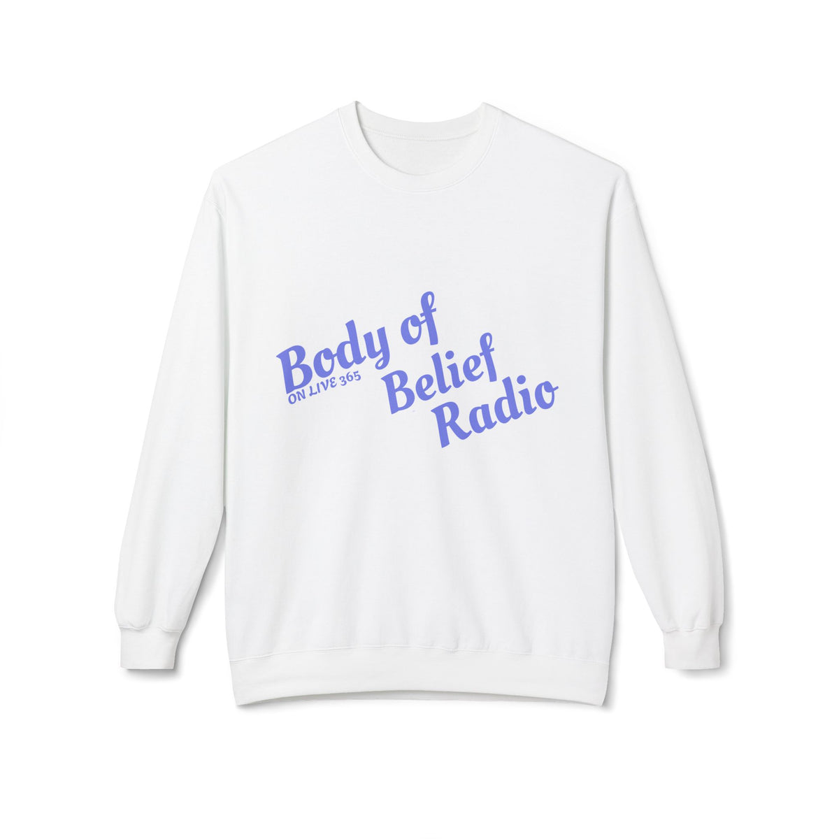 Body of Belief Radio Unisex Midweight Softstyle Fleece Crewneck Sweatshirt