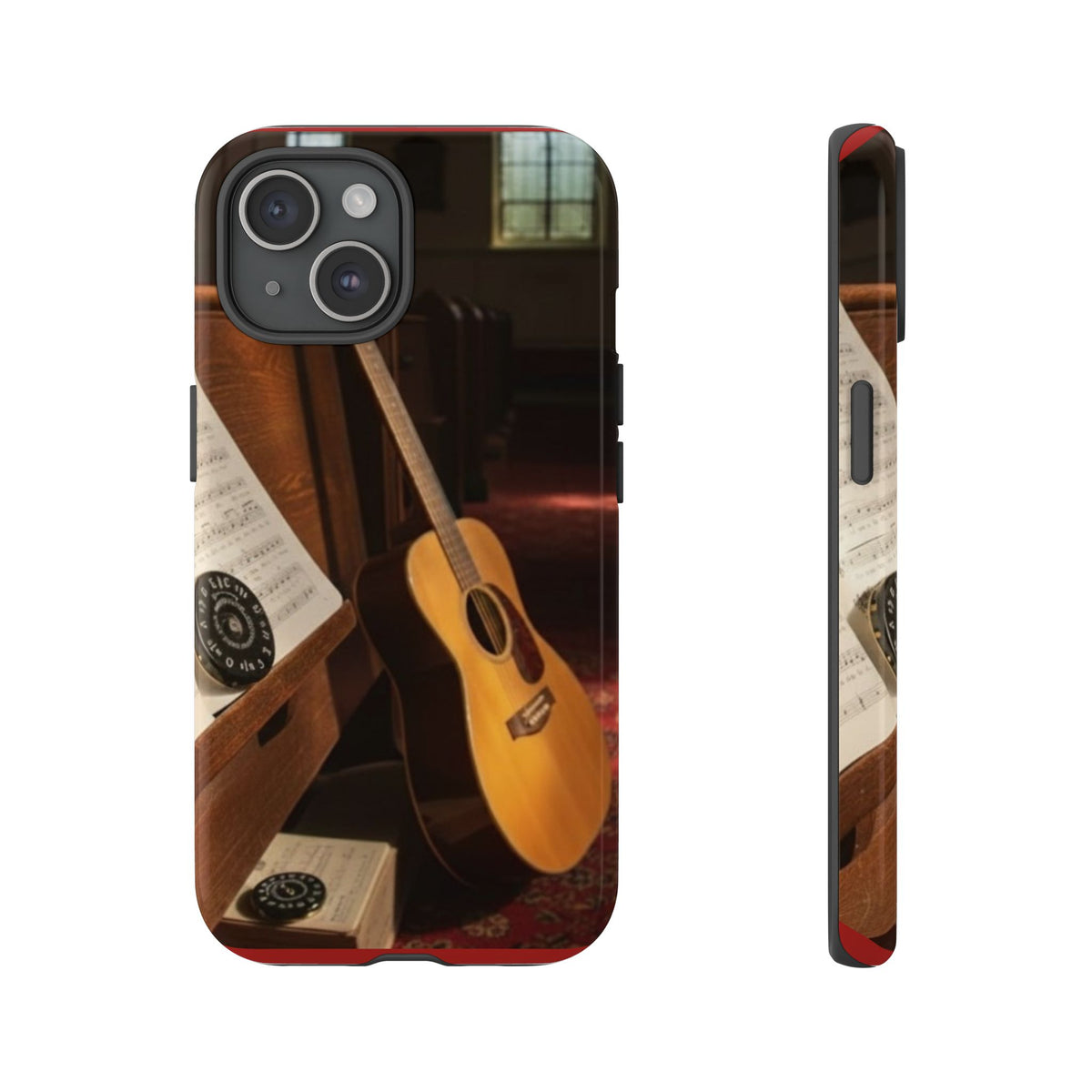 Guitar & Pitchpipe Phone Case — Protective iPhone Cover