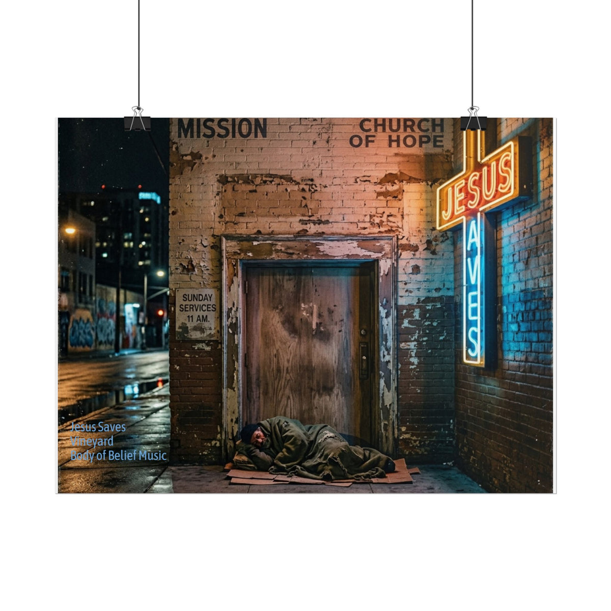 Jesus Saves Rolled Posters