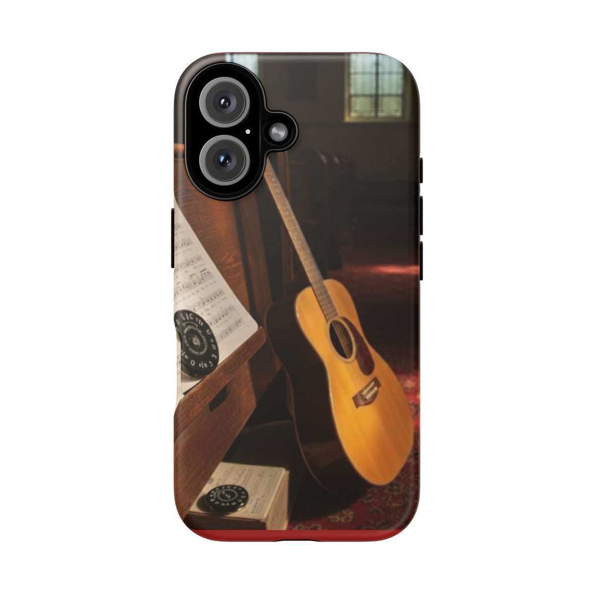 Guitar & Pitchpipe Phone Case — Protective iPhone Cover