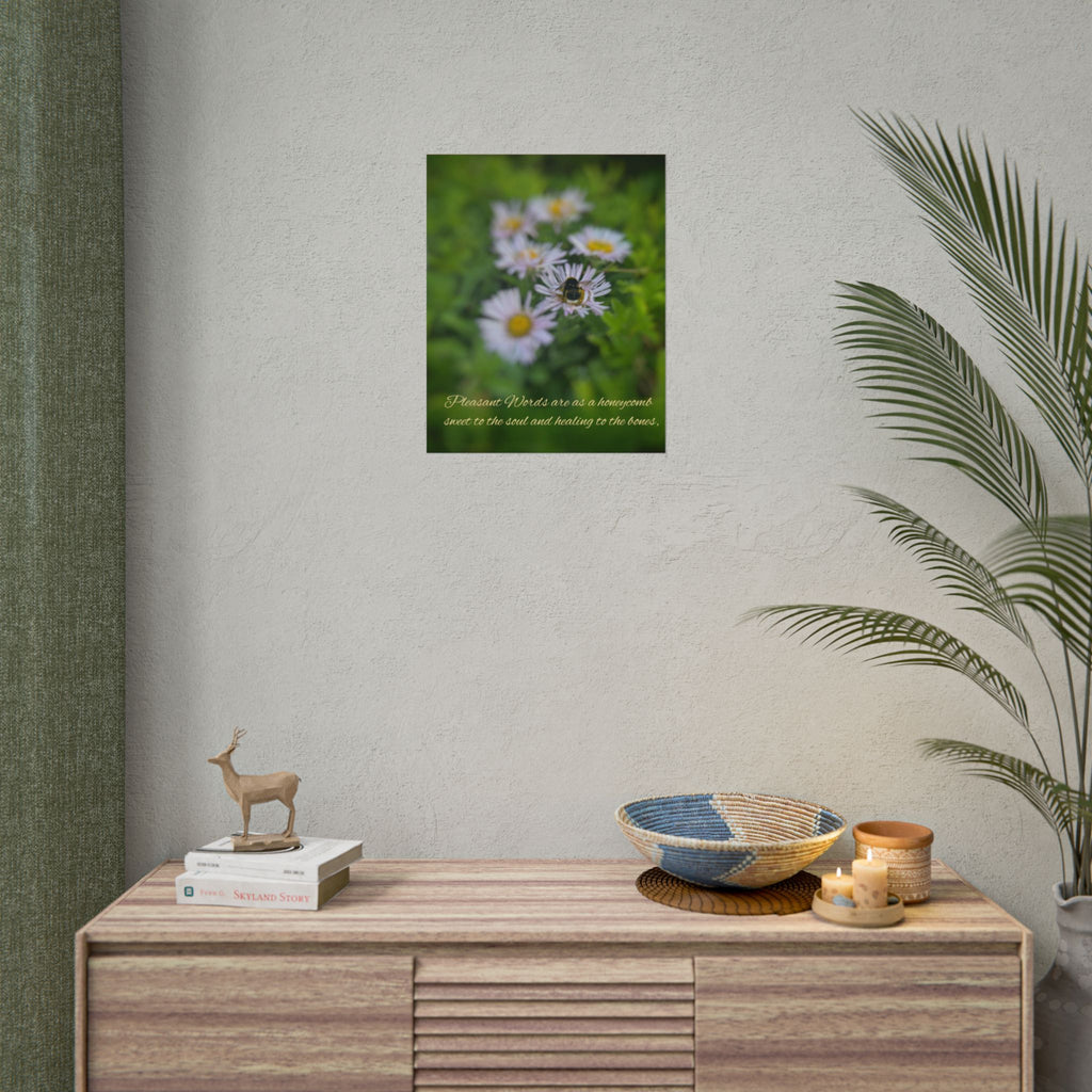 Rolled Poster — Lydia Alex Photography   "Pleasant words are as a honeycomb"