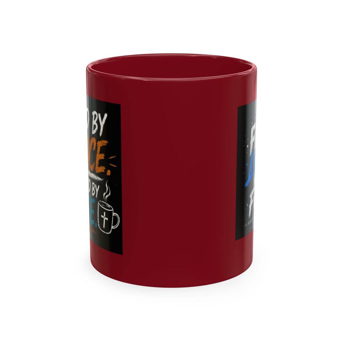Powered By Coffee Traditional Ceramic Mug