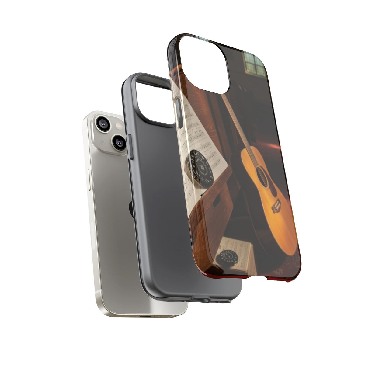 Guitar & Pitchpipe Phone Case — Protective iPhone Cover