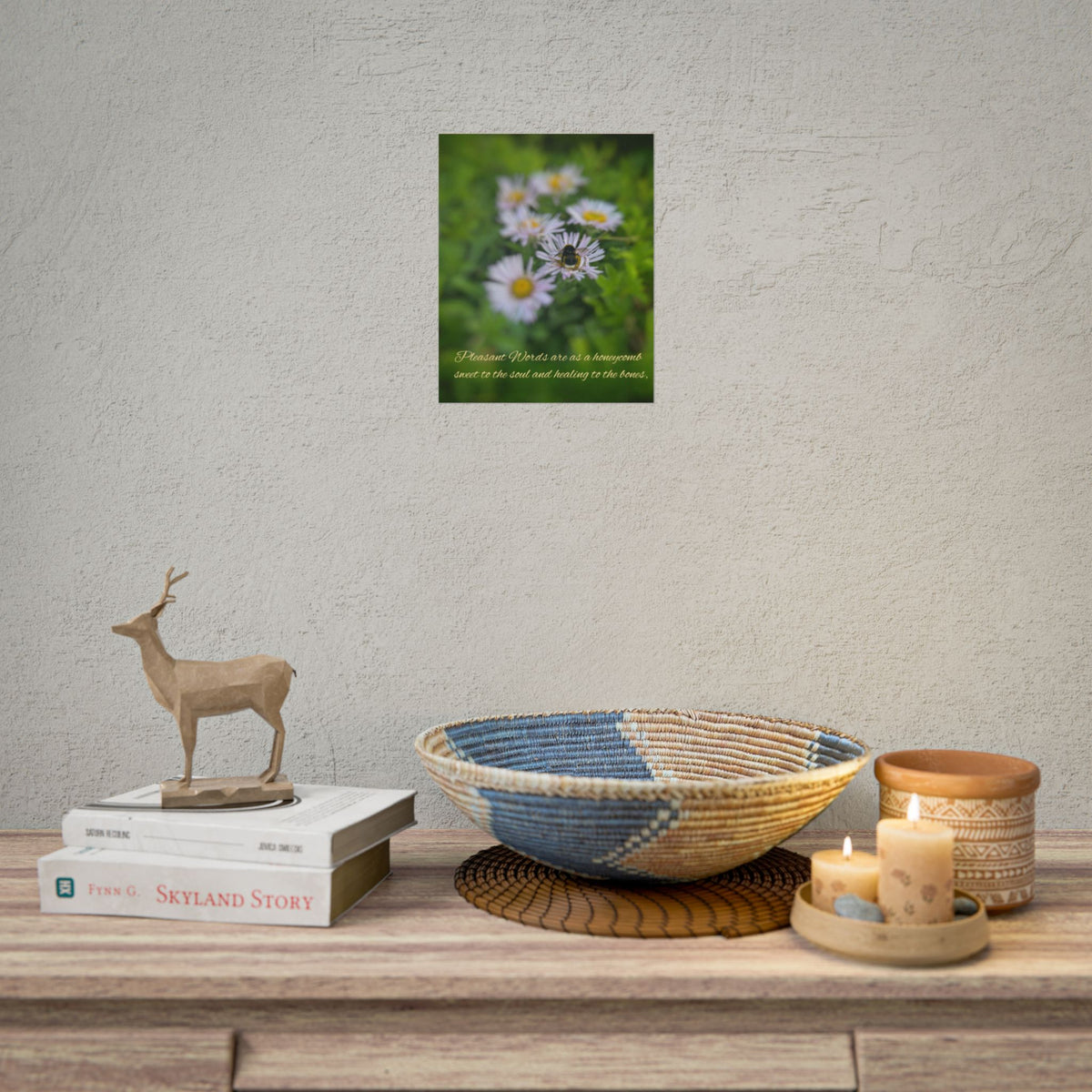 Rolled Poster — Lydia Alex Photography   "Pleasant words are as a honeycomb"