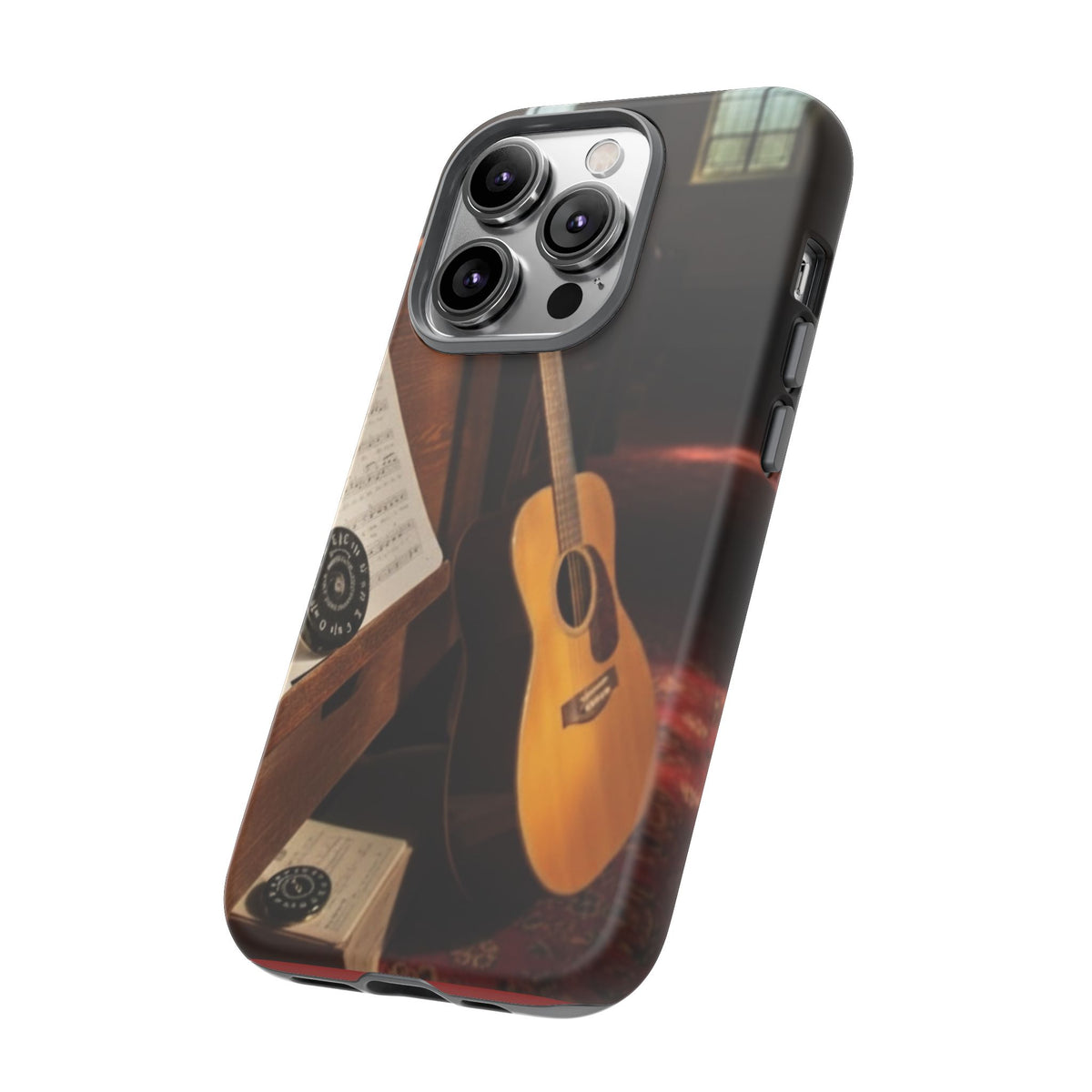Guitar & Pitchpipe Phone Case — Protective iPhone Cover