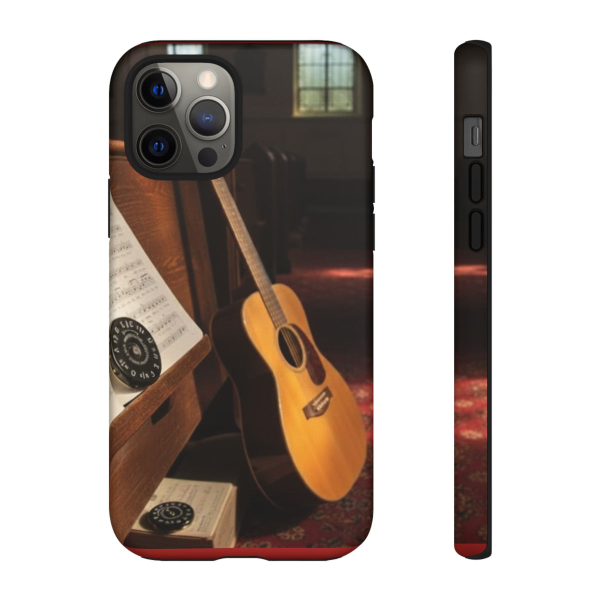 Guitar & Pitchpipe Phone Case — Protective iPhone Cover