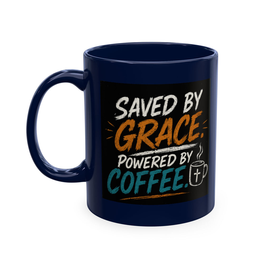 Powered By Coffee Traditional Ceramic Mug