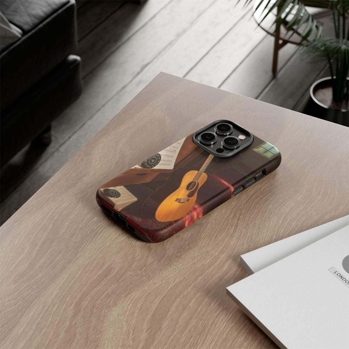 Guitar & Pitchpipe Phone Case — Protective iPhone Cover