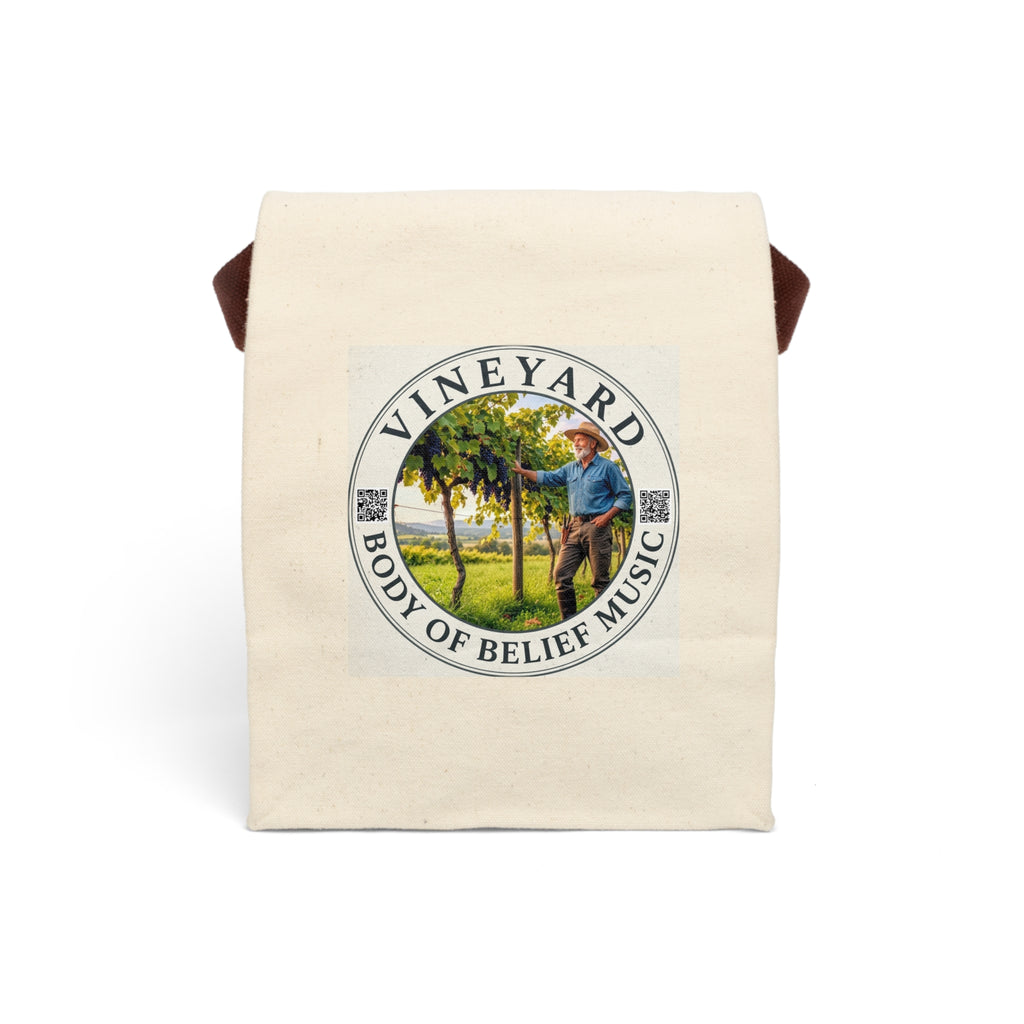 Vineyard Canvas Lunch Bag With Strap