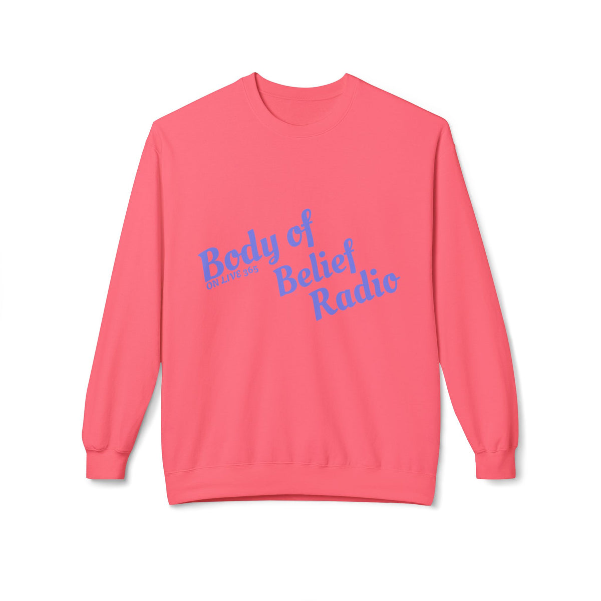 Body of Belief Radio Unisex Midweight Softstyle Fleece Crewneck Sweatshirt