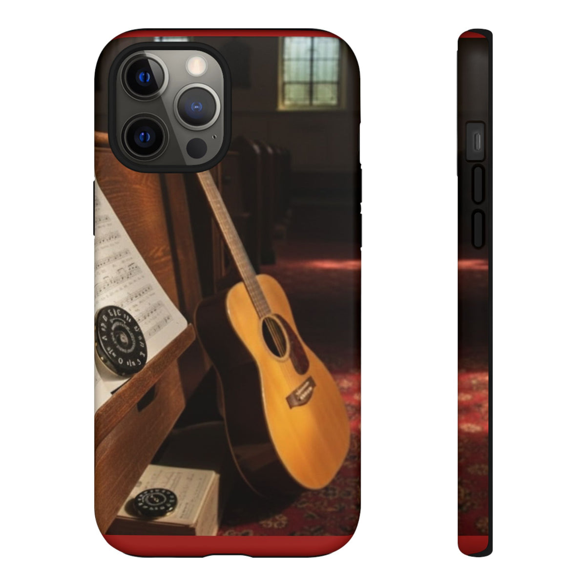 Guitar & Pitchpipe Phone Case — Protective iPhone Cover