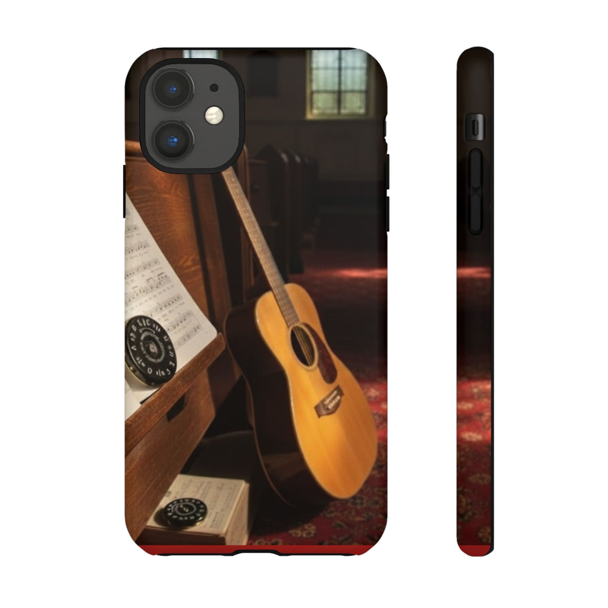 Guitar & Pitchpipe Phone Case — Protective iPhone Cover