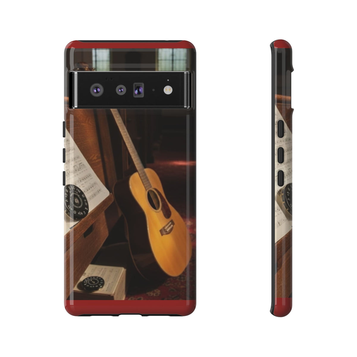 Guitar & Pitchpipe Phone Case — Protective iPhone Cover