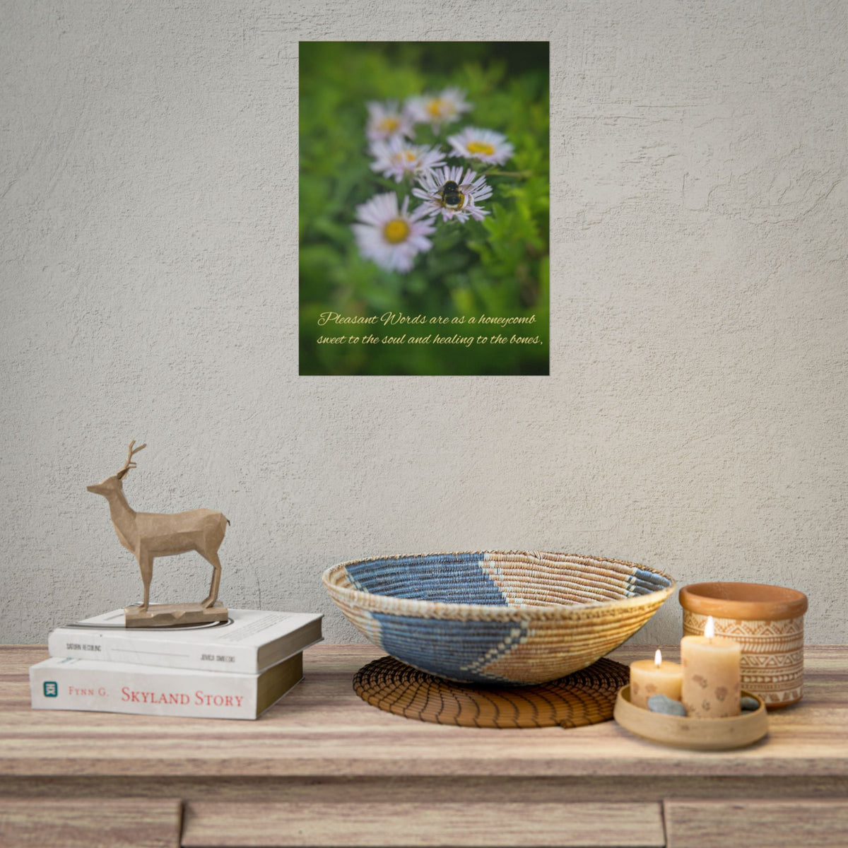 Rolled Poster — Lydia Alex Photography   "Pleasant words are as a honeycomb"