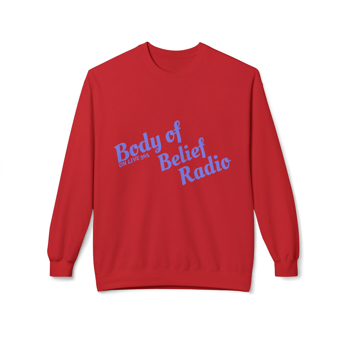 Body of Belief Radio Unisex Midweight Softstyle Fleece Crewneck Sweatshirt