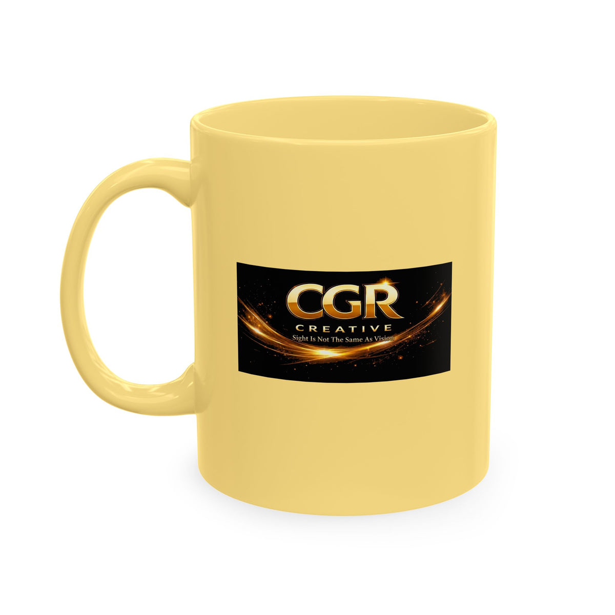 CGR Creative Logo Ceramic Mug — Branded Coffee Cup