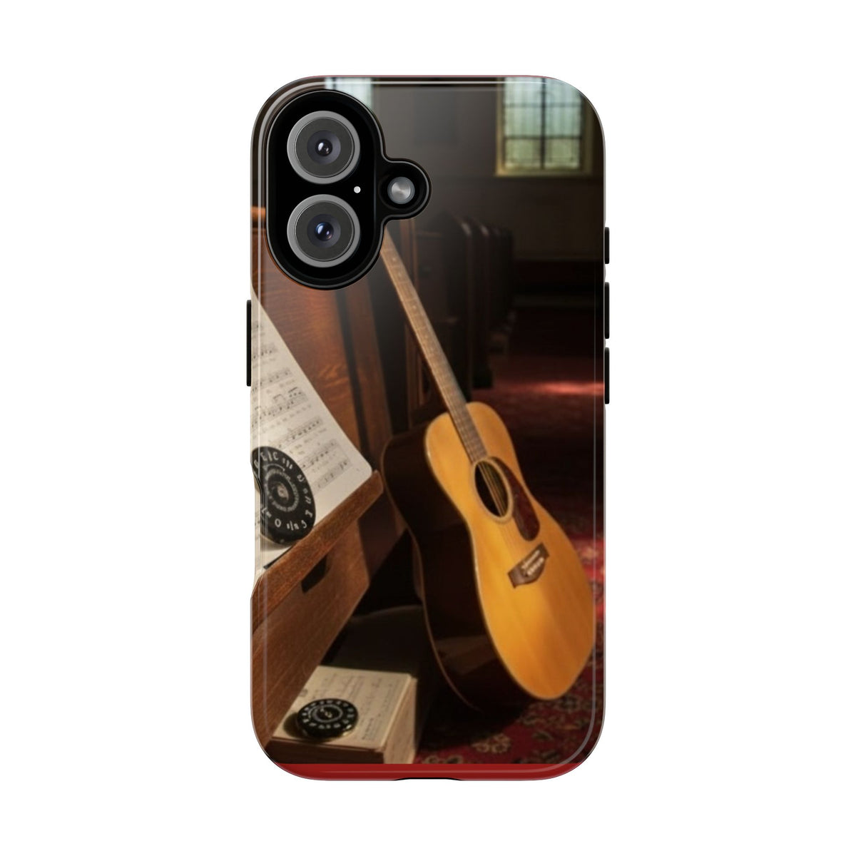 Guitar & Pitchpipe Phone Case — Protective iPhone Cover