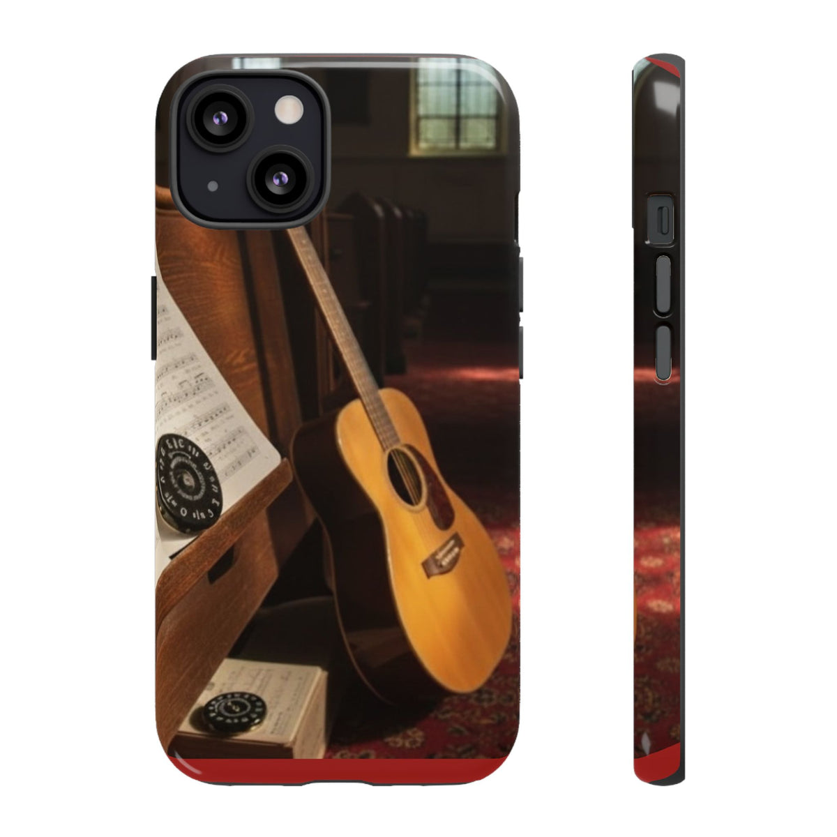 Guitar & Pitchpipe Phone Case — Protective iPhone Cover