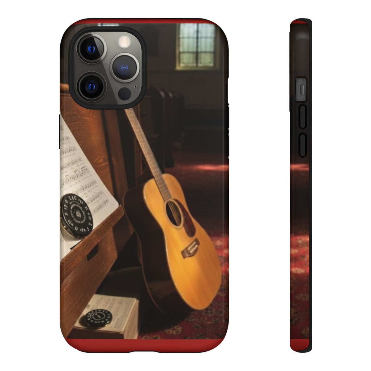 Guitar & Pitchpipe Phone Case — Protective iPhone Cover