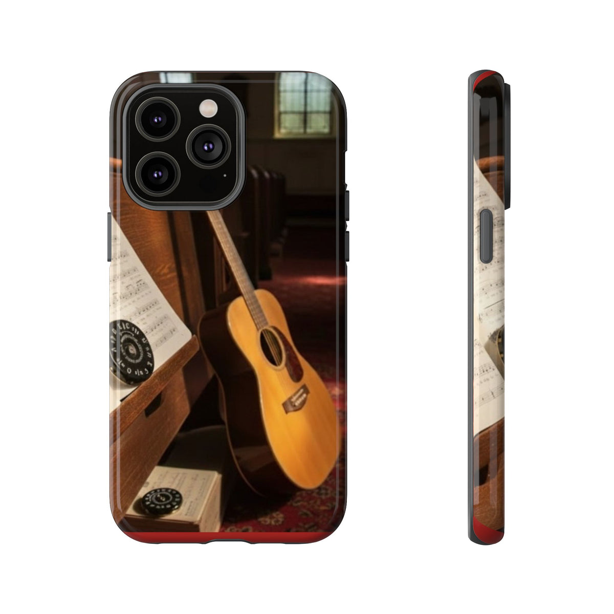Guitar & Pitchpipe Phone Case — Protective iPhone Cover